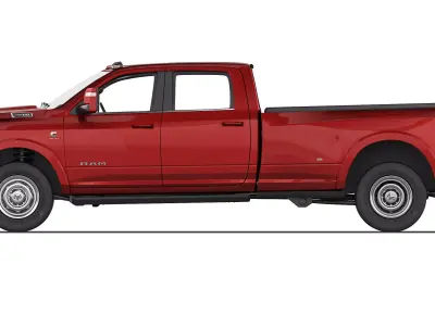 RAM 3500 HD Longhorn 2025 3D model