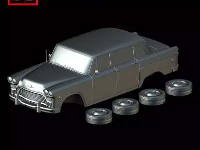 Checker Marathon 1978 3D print model