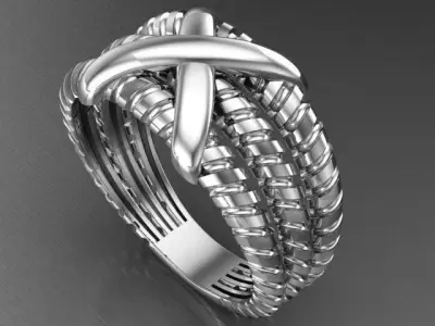 cross ring 3D print model