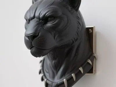 Black Panther 3D print model
