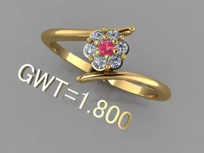FASION RING 3D model 27