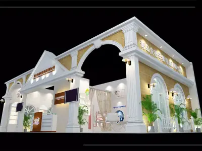 Exhibition - Area - 12X6 -3DMAX2012-07 3D model
