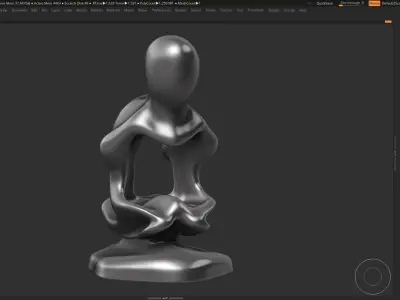 modern sculpture 3d print model 88 3D print model