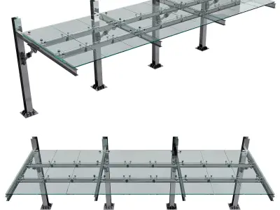 GLASS CANOPY NO13 A 3D model