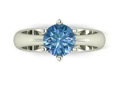 Diamond ring 3D print model 40
