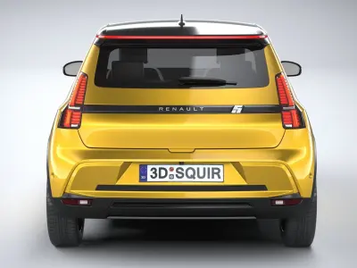 Renault 5 E-Tech 2025 3D model