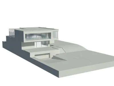 Modern house Free 3D model