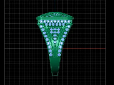Print Ready STL 3DM  Gents Rings Diamond Men Ring  3D print model 242