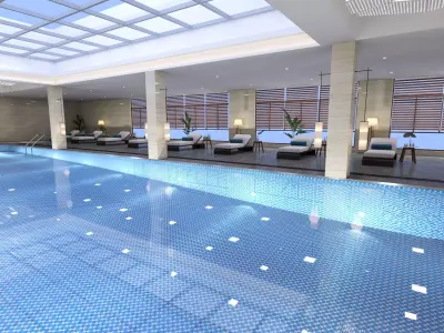 interior swimming pool03 Low-poly 3D model