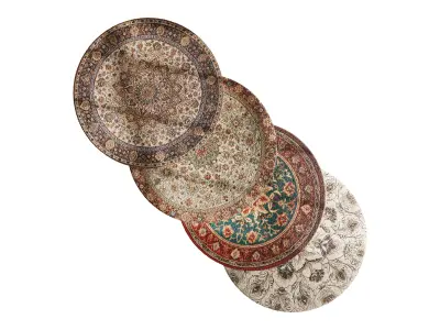 Round carpet 31 3D model