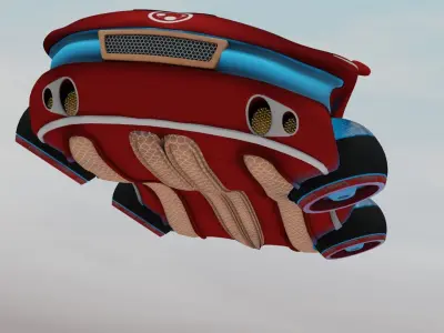A Scifi Hover Car 3D model