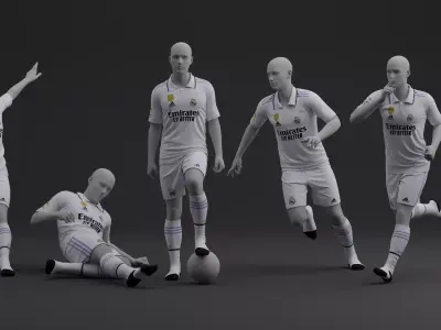 Real Madrid 2022 2023 Home Jersey 3D model