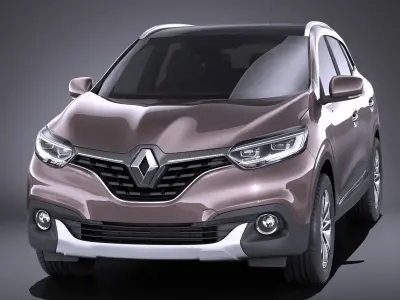 Renault Kadjar 2018 VRAY 3D model