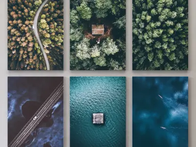 JUNIQE Top picture Low-poly 3D model