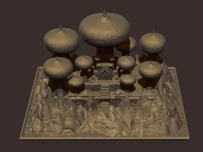 Agrabah City Free 3D model