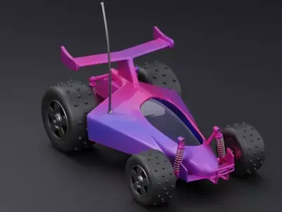 Car toy 3D model