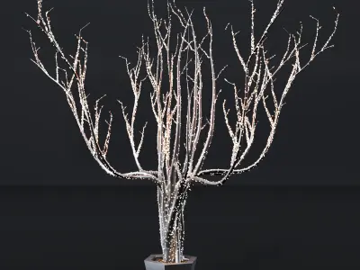 Outdoor lighting installation 3D model