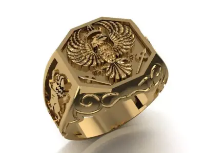 eagle ring 3D print model