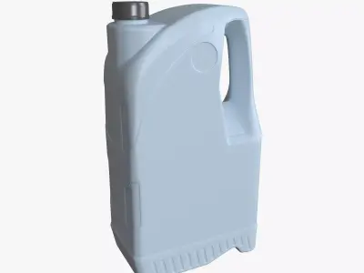 Plastic canister 7L Low-poly 3D model