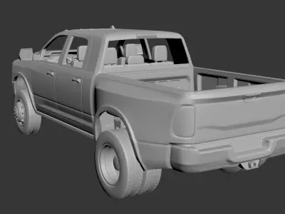 Dodge Ram 3500 Mega Cab 3D print model
