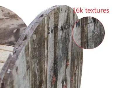 Cable reel Scan 3D model