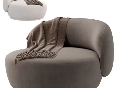 PRESTIGE PINK ARMCHAIR by artemest 3D model purchase