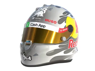 F1 Daniel Riccardo Helmet 2024 3D model