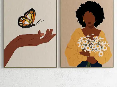 Photo Frame 172 Low-poly 3D model