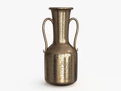 Metal Vase v1 Low-poly 3D model