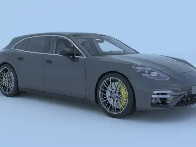 Porsche Panamera Car 3D model