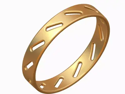 Glamorous Exquisite Bangle 3D print model