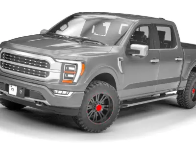 Generic Pickup 2022 Low-poly 3D model