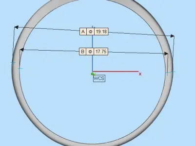 wedding ring 3D print model
