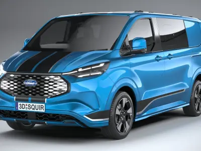 Transit Custom Sport 2024 3D model