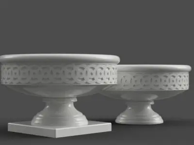 decorative planter - vase - candy dish -Urn 3D print model