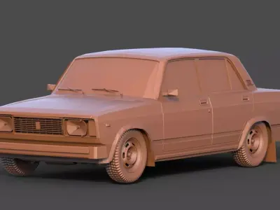 Vaz 2105 3D print model