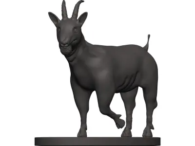 Goat-Goat figurine of goat 3D model