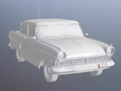 VINTAGE CAR 3D MODEL 3D print model