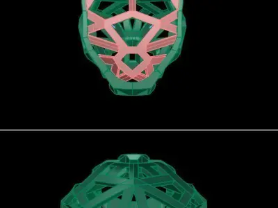 Panther net pendant 3D print model 3D print model