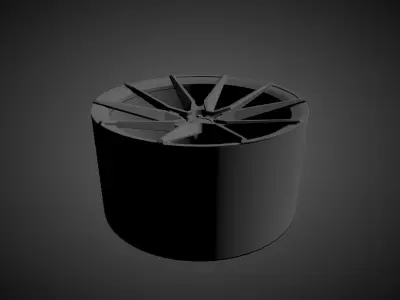 VOSSEN EVO 2 scalable and printable rims 3D print model
