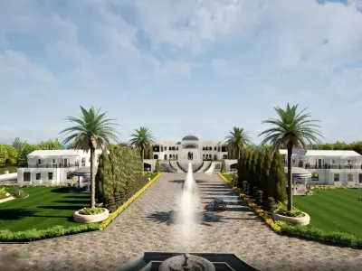 Grand mension house 3D model