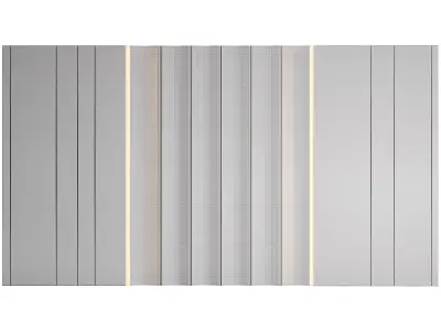Wall Panel 01 Low-poly 3D model