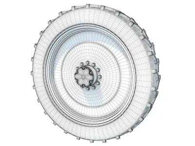 Off Road Tyre 3D model