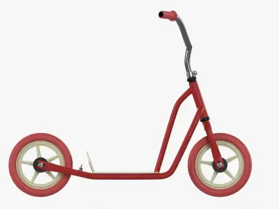 Kick scooter vintage 3D model