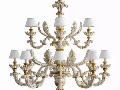 Chandelier Roberto Giovannini Art 1036M Low-poly 3D model
