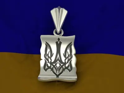 Ukrainian Trident 3D print model purchase
