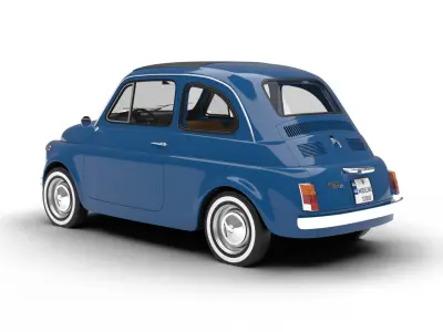 Fiat 500L 1969 3d model 3D model