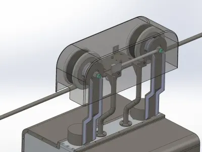 Ropeway car  3D model