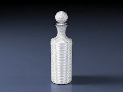 classy Bottle Model - 3ds Max Free 3D model