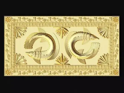 Decor for furniture 3D model 28